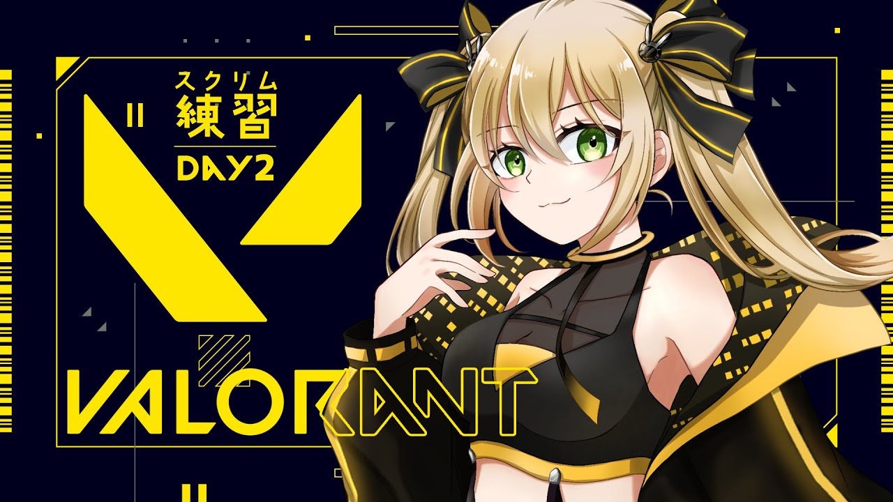 【VALORANT】スクリム練習.DAY2 #夜光財閥WIN 【#兎月らら／#らら生】