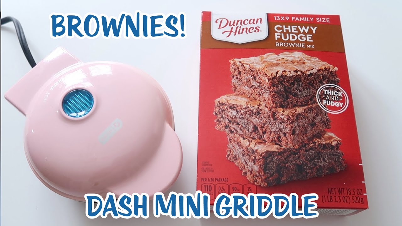 Dash Mini Griddle — жевательные брауни с помадкой