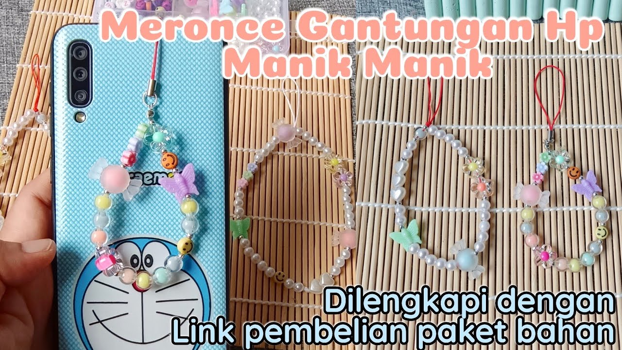 Meronce Gantungan HP Manik Manik/Beads Phone Strap