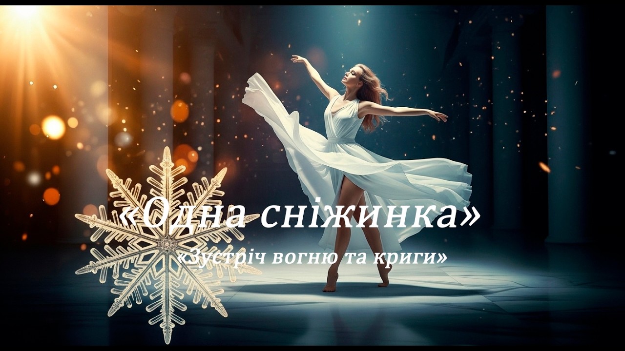 ❄️Одна сніжинка - Тендітна історія про першу сніжинку в серці золотої осені