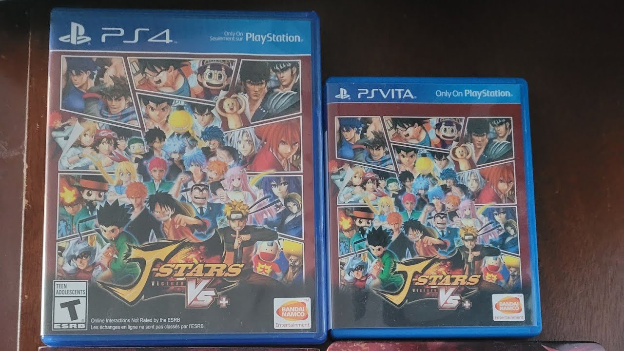 J-Stars Victory Vs+ Ps4 And Ps Vita Unboxing 