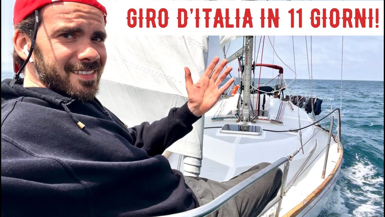 Giro d’Italia con un 9 metri a Vela del 1970!