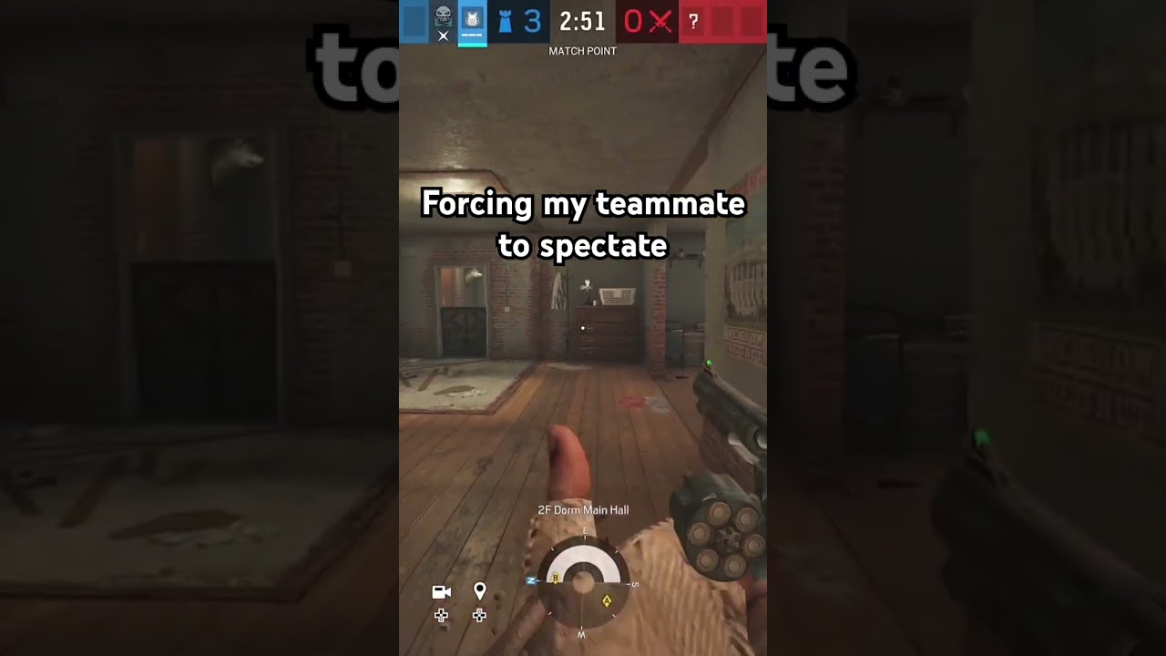 Forcing my teammate to spectate #r6 #xbox #rainbowsixsiege #shorts