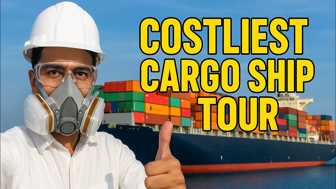 What Life Looks Like Inside a Cargo Ship 🚢 | Ship Tour #merchantnavy #shiplife #ship 