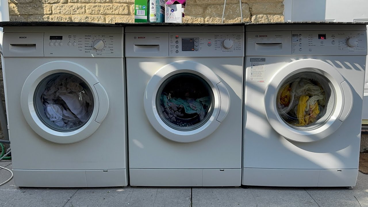 WASH RACE | Bosch wae 2006/2008/2011 | Cotton 60c full cycle