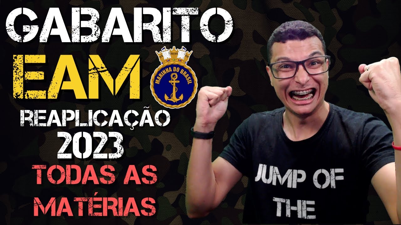 GABARITO EAM 2023/2024 TODAS AS MATÉRIAS !! CORREÇÃO AO VIVO DA SEGUNDA PROVA