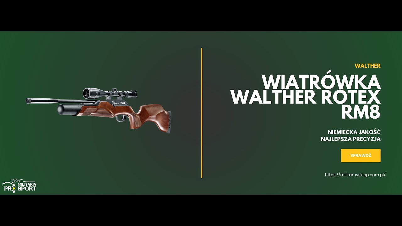 Walther Rotex Rm8 Varmint VS Drewno, Diana, Weihrauch,AEA,Reximex- Promocje w Pro Sport Militaria !