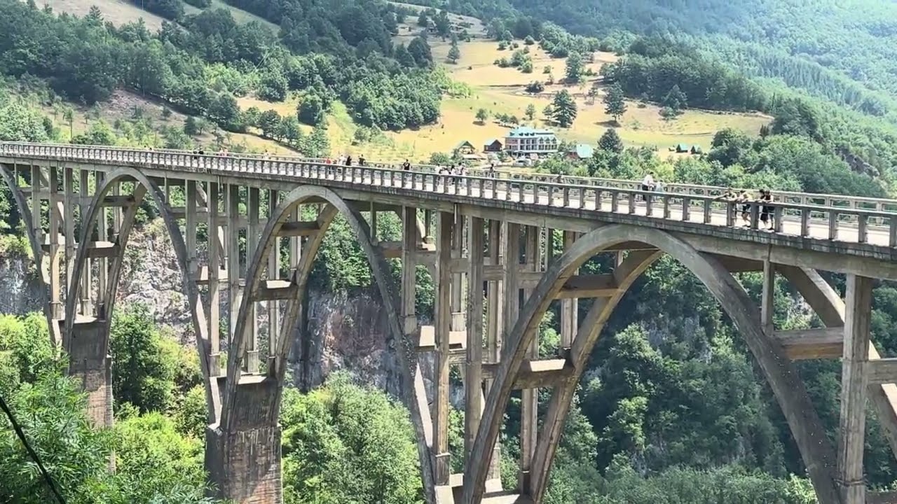 Most na Đurđevića Tari 4K - Montenegro