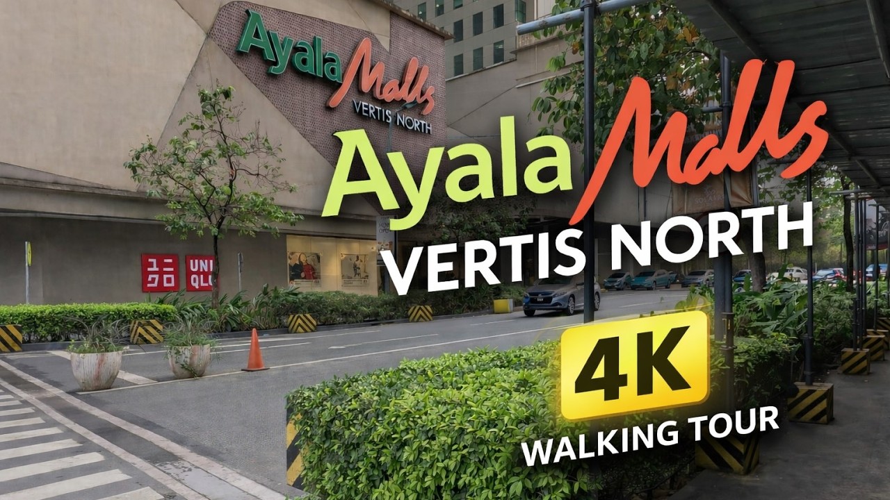 Walking Tour at Ayala Malls Vertis North | Food, Shopping & Mall Tour | 4K