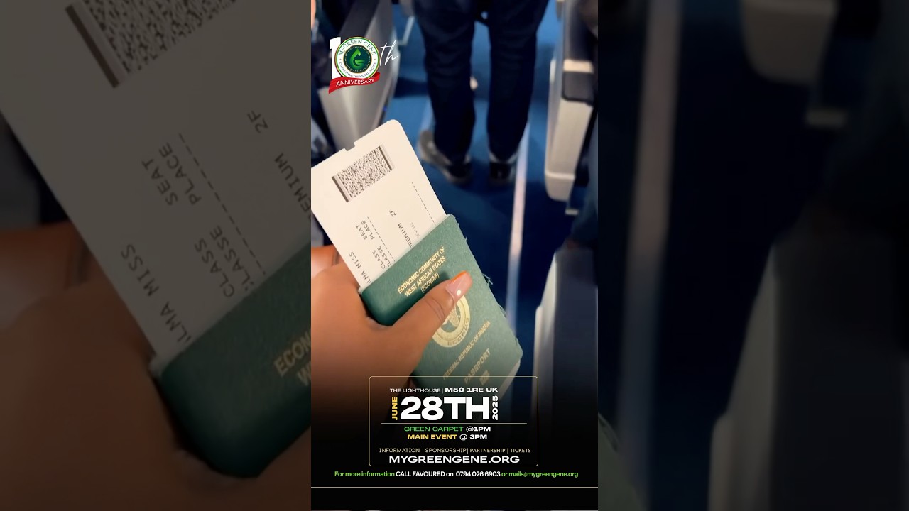 Alma Asinobi travelling continents with the Nigerian passport #almaasinobi #viralvideo #manchester
