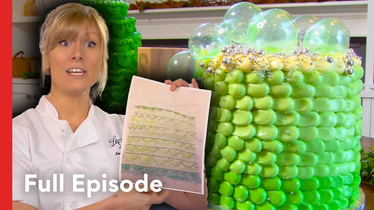 Massive Green Cake Challenge: Will It Stand? | Best Cake Wins S1
