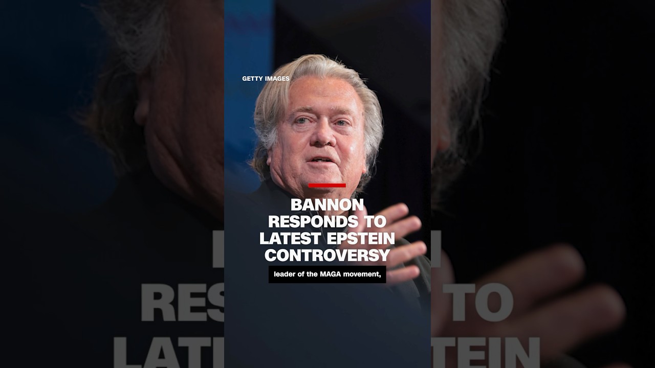 Bannon responds to latest Epstein controversy
