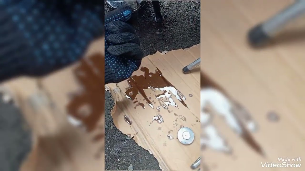 Меняем масло обкатка скутера. Z max