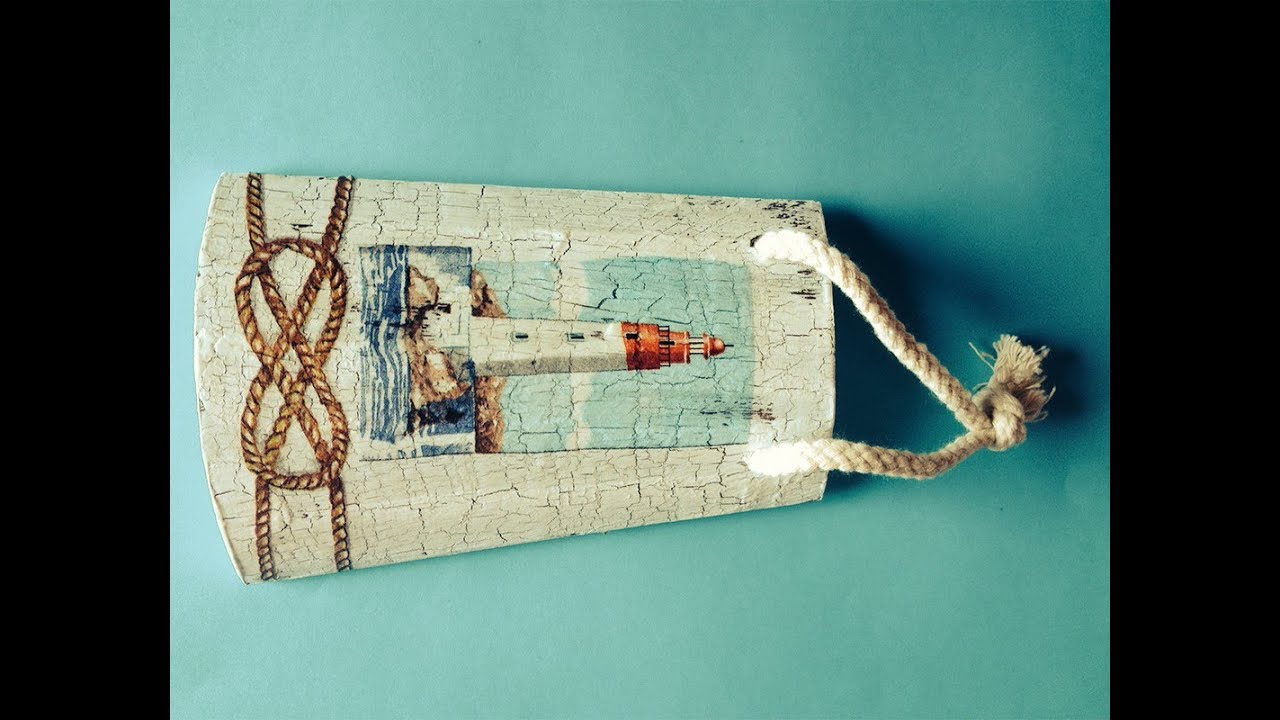 Como Decorar Una Teja Madera Decoupage