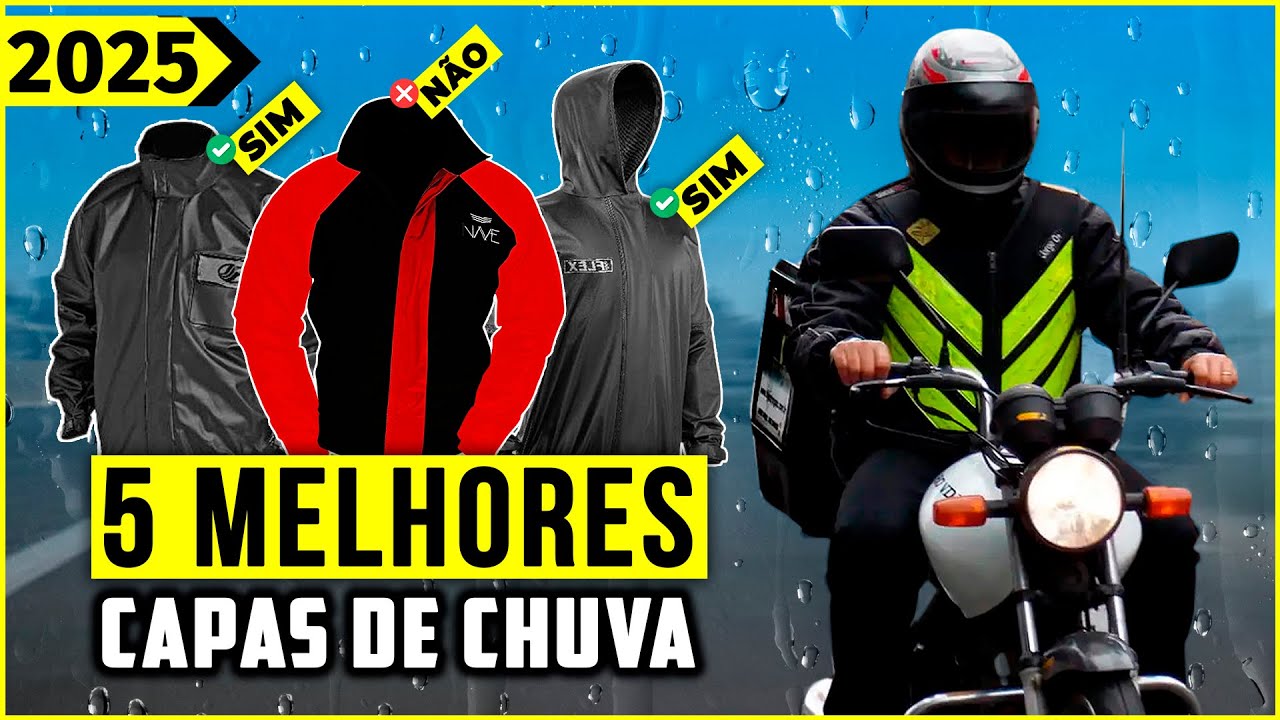 As 5 Melhores Capa De Chuva Motoqueiro Em 2025!