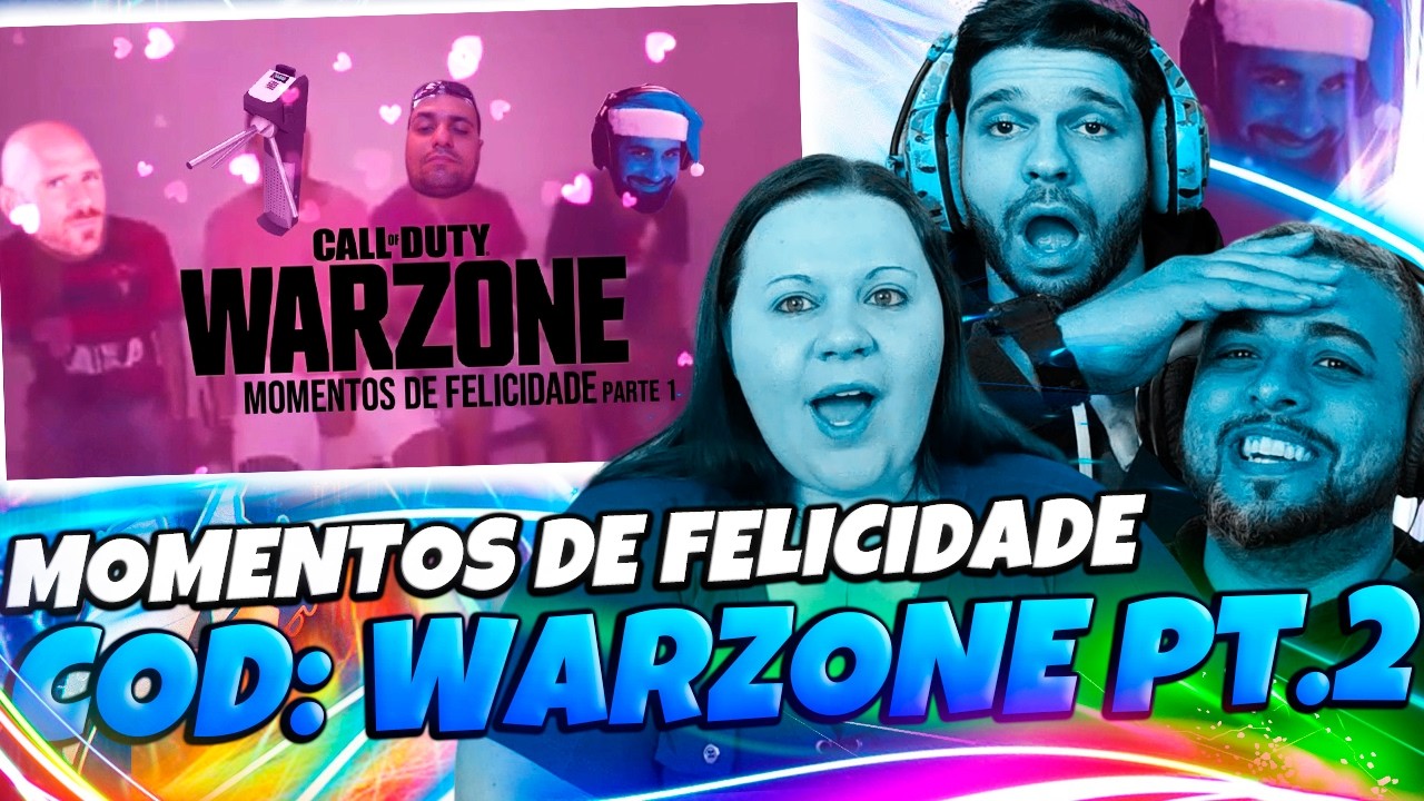 MOMENTOS DE FELICIDADE - COD: WARZONE #1 | PARTE 2 | SMZINHO | Family Reacts #smzinho