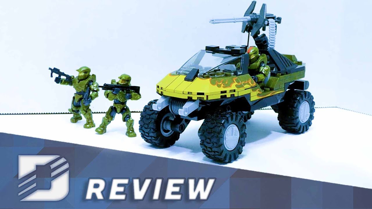 Обзор распаковки Mega Construx Halo Universe Red Team Warthog Rescue