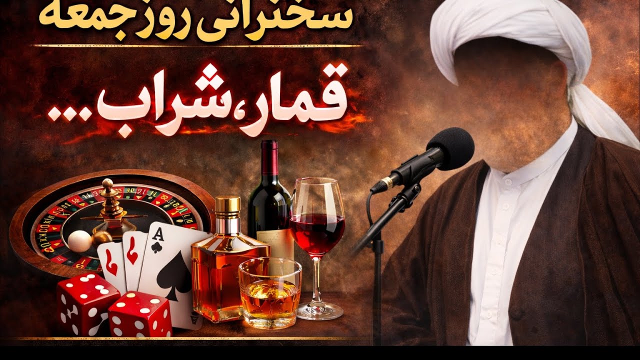 سخنرانی روز جمعه موضوع قمار و شراب و.......#حدیث #bayan #حضرت 