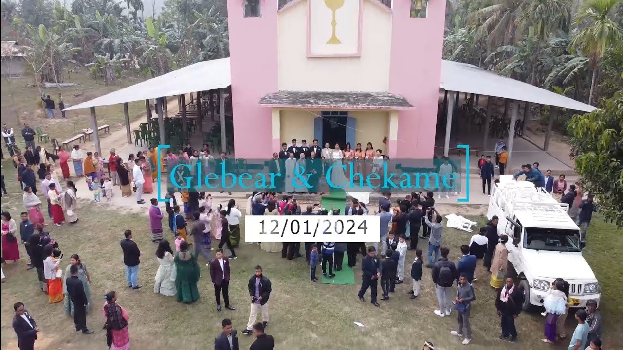 GLEBEAR & CHEKAME | GARO WEDDING VIDEO | INDIAN CHRISTIAN WEDDING