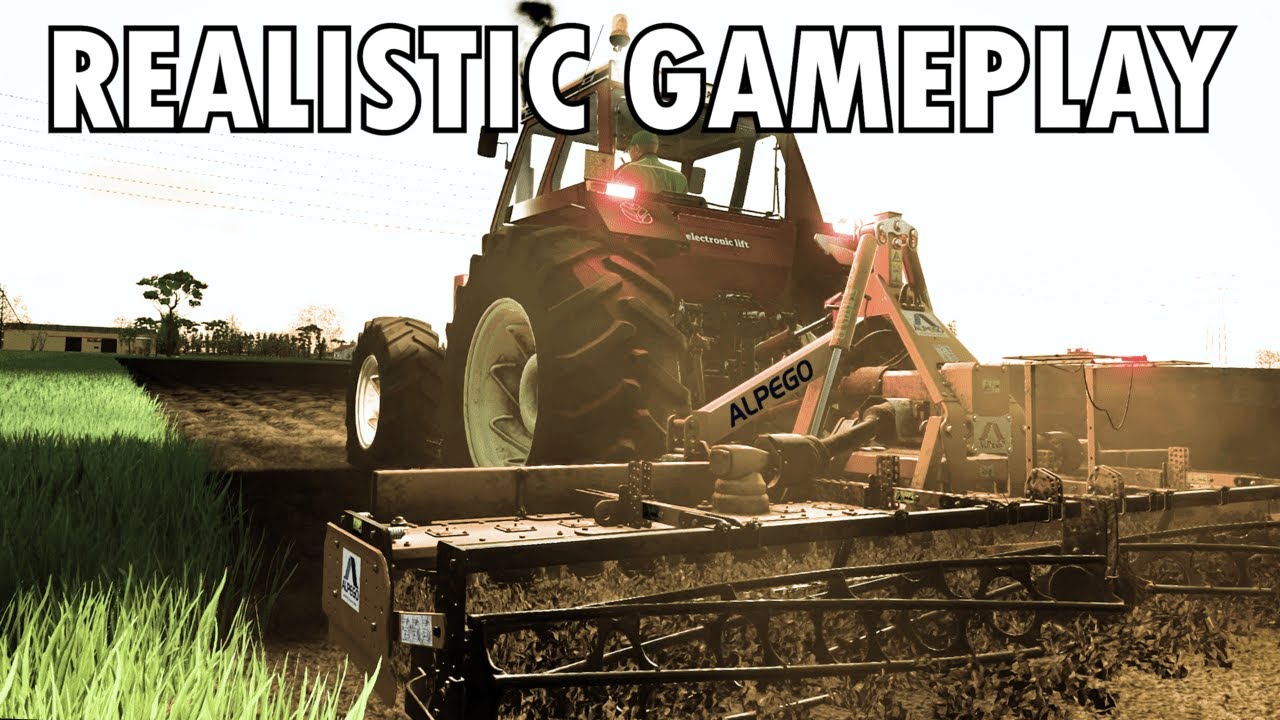 FS 22 REALISTIC GAMEPLAY #17 SEMINA SORGO DA INSILATO e preparazione terreni con l'ERPICE ALPEGO!!!