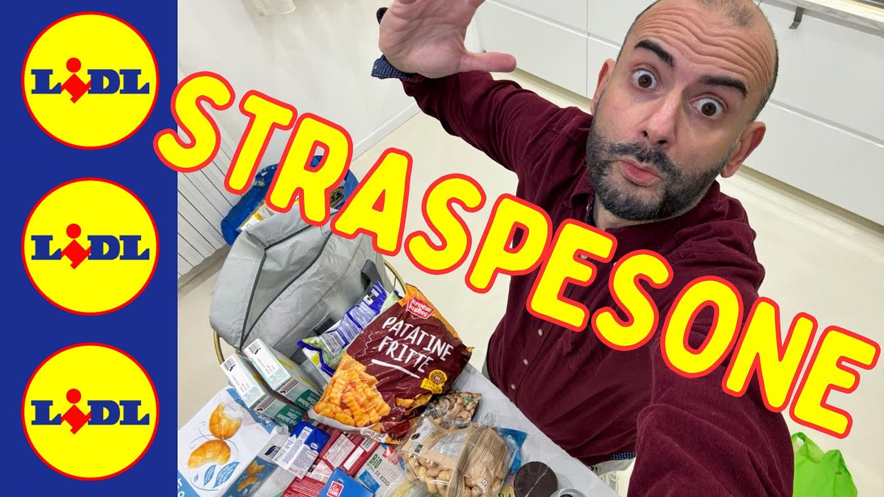 SVUOTA LA SPESA LIDL - LO STRASPESONE CON TANTE COSE MAI PRESE PRIMa! 100 euro di spesa!