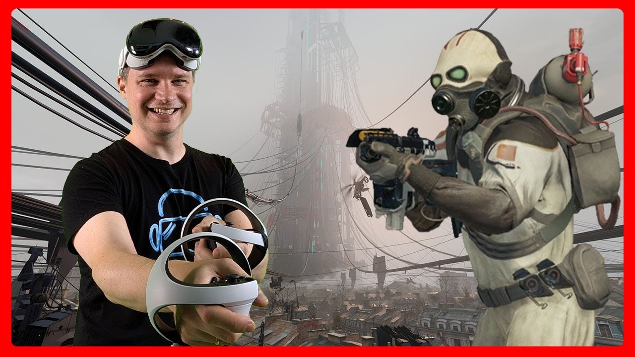 Half-Life Alyx на Apple Vision Pro? ДА! Как играть в ЛЮБУЮ игру SteamVR, включая контроллеры!