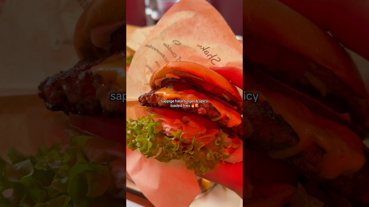 The Juiciest Halal Burger in Amsterdam?! 🍔🔥