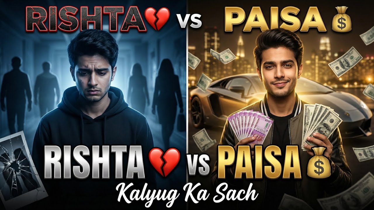 Rishta Ya Paisa | Emotional Hindi Rap Song 2026 | Kalyug Reality Rap | Heart Touching Desi Hip Hop 🔥