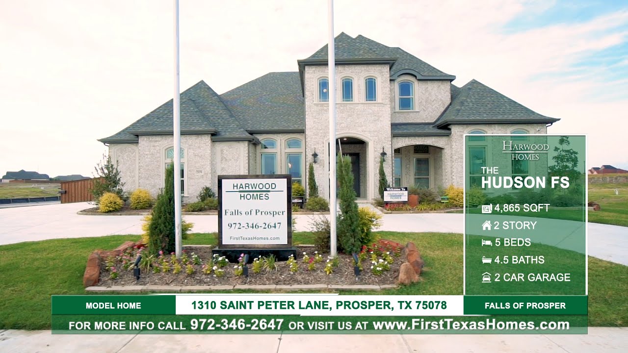 Harwood Homes: Model: Falls of Prosper: Hudson FS (2022)
