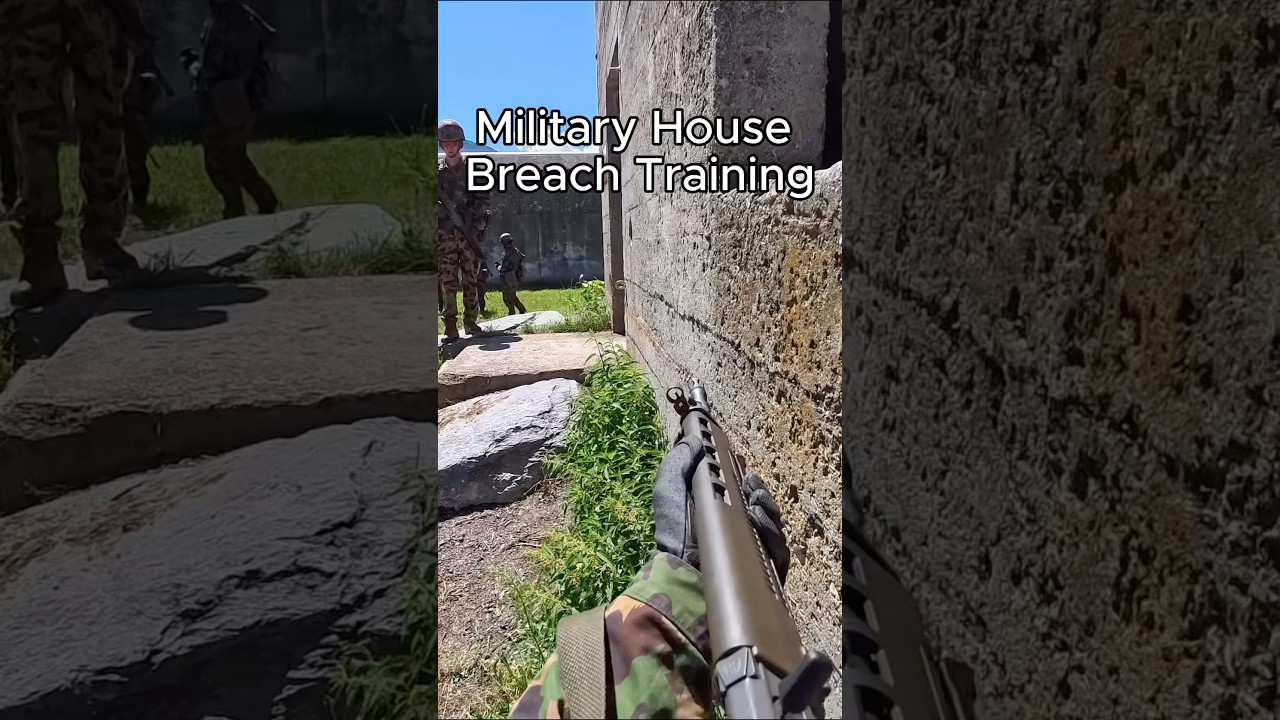 House Breach Training 🪖💥 Swiss Army action drill #Military #Training #SwissArmy #tactics
