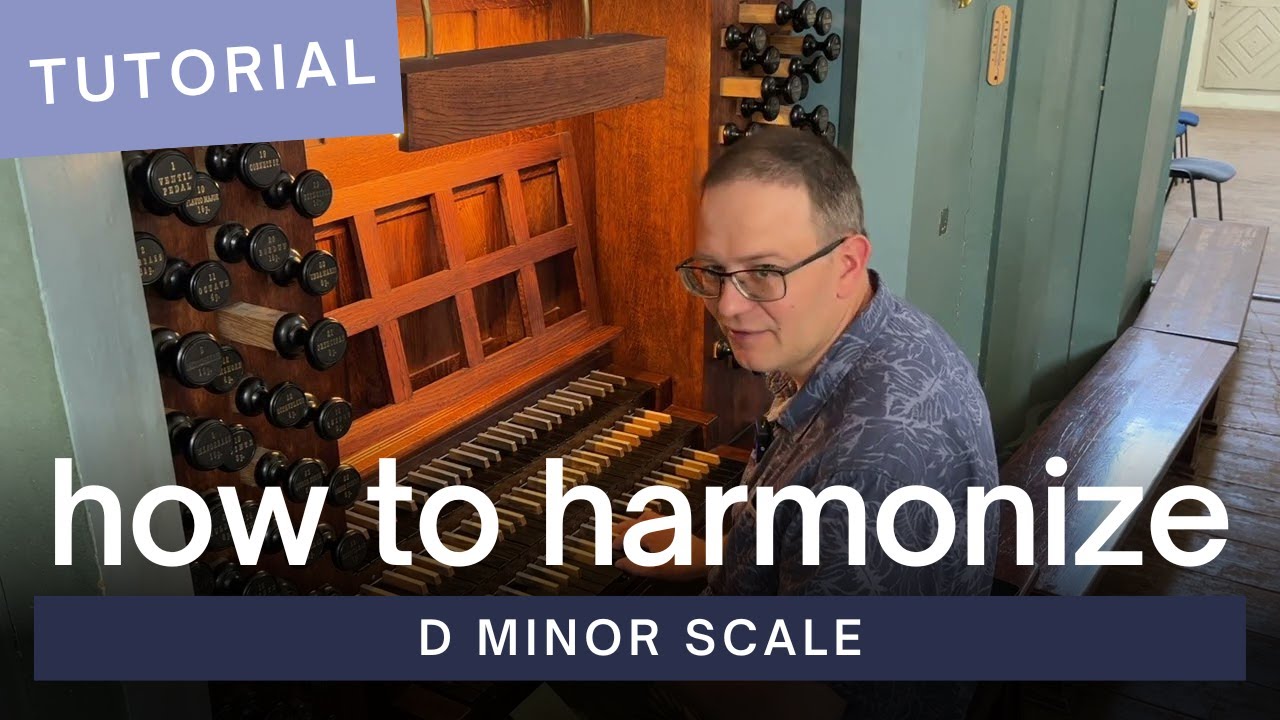 How to HARMONIZE D Minor Scale