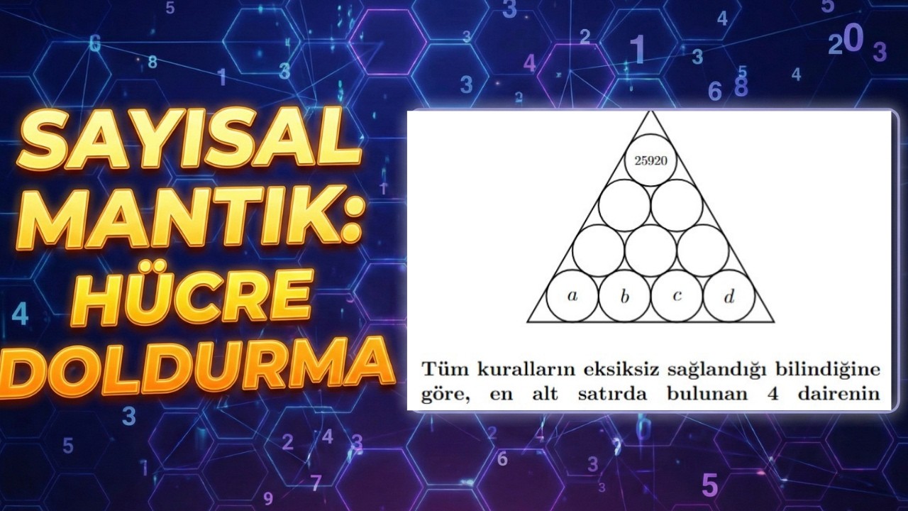sayısal mantık kpss dgs ales ags msü hücre doldurma sayı piramidi doldurma