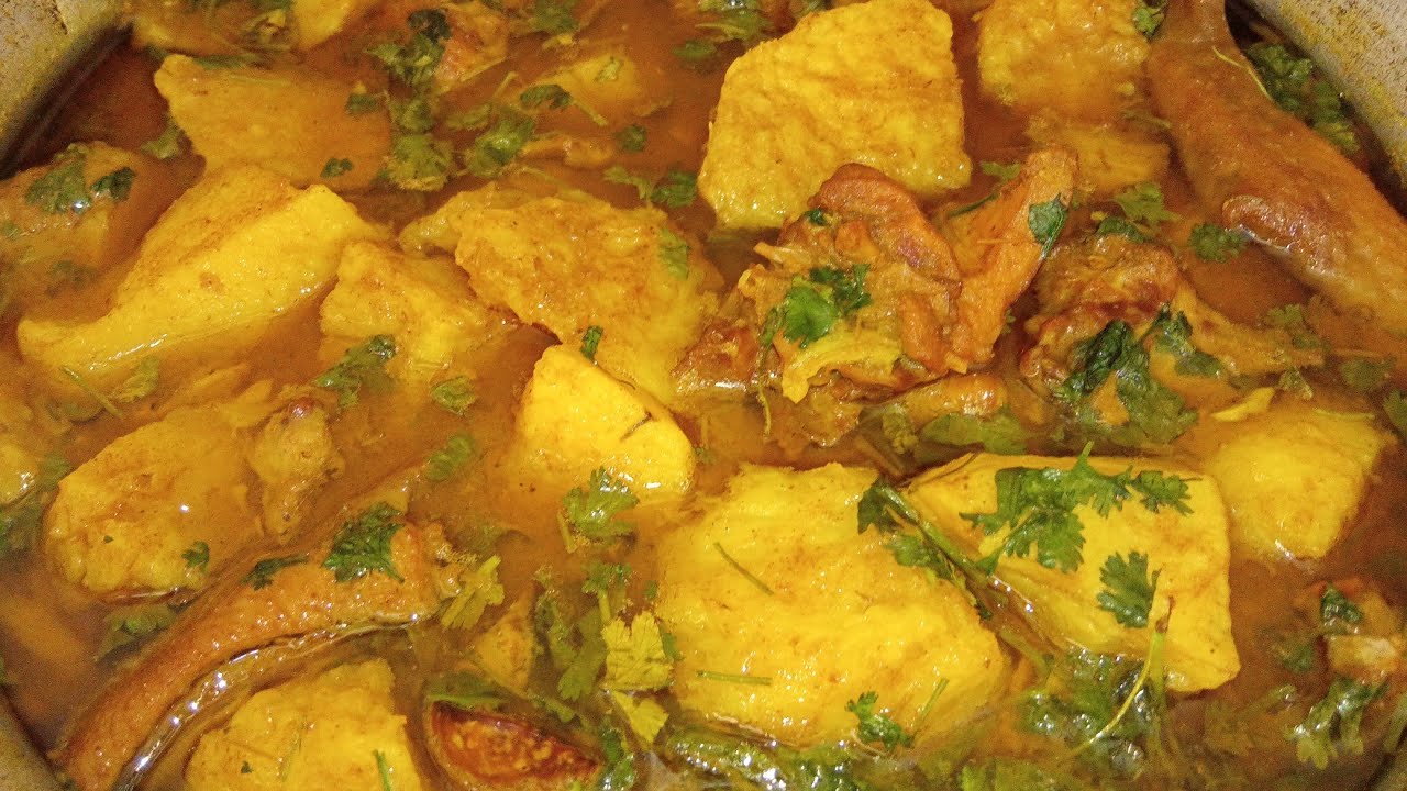 মাটির আলু দিয়ে লাল মুরগী রান্না  || Mati Allow With Chicken curry Recipe || মাটির আলু রান্না 