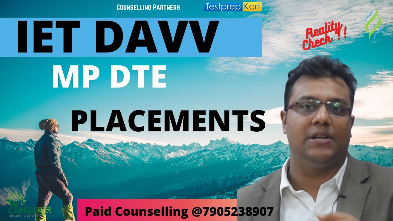 IET DAVV Indore MPDTE Placements | analysis | Career Counselling Sagar Lucknow