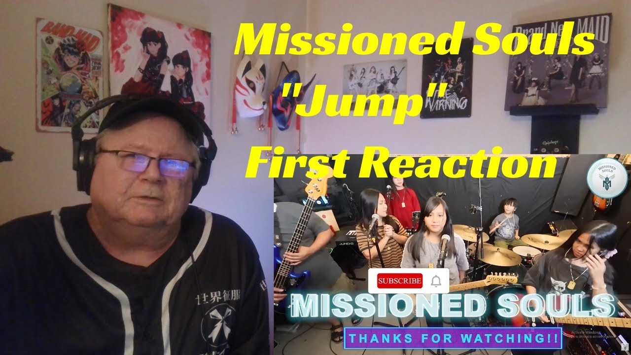 JUMP от Van Halen - Missioned Souls | студийная кавер-версия от семейной группы - Реакция!