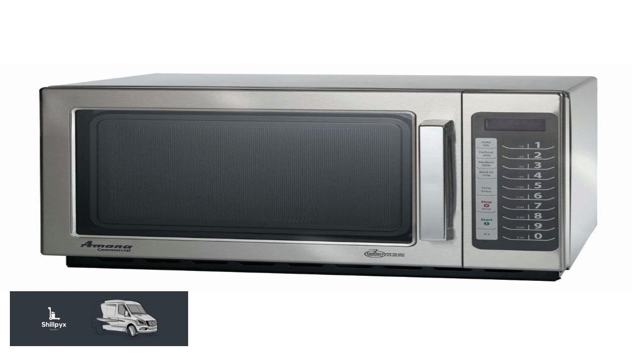 AMANA RCS10TS Medium Duty Microwave Oven 1000W