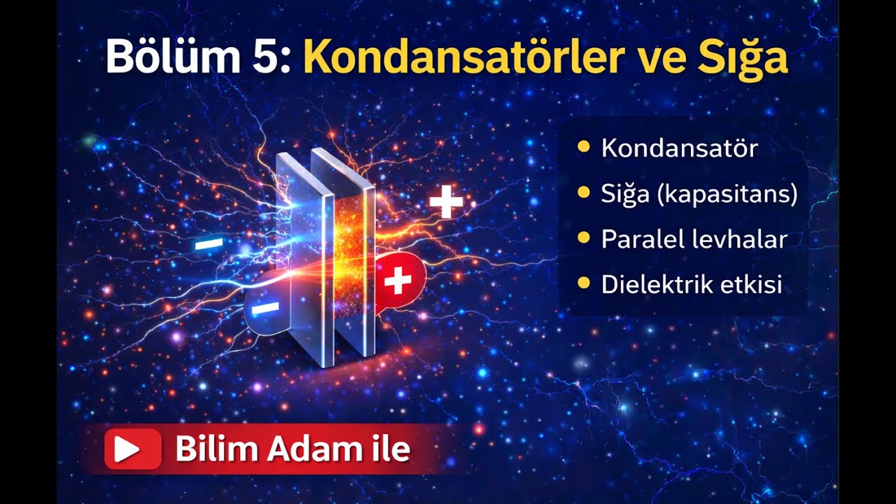 Fizik 2 | Bölüm 5 – Kondansatörler ve Sığa
