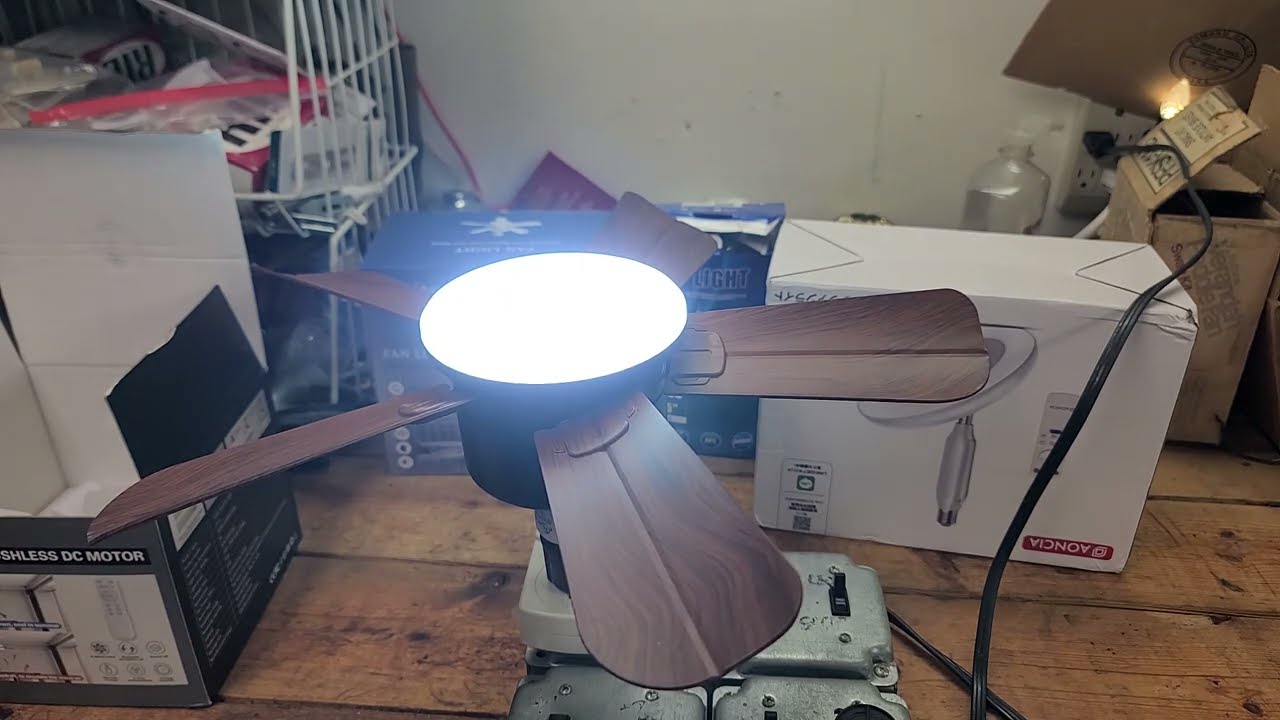 From The Workbench: 5 Blade Socket Fan Roundup #4, Eonini, AONCIA, Hipappy, FAKE WOOD BLADES