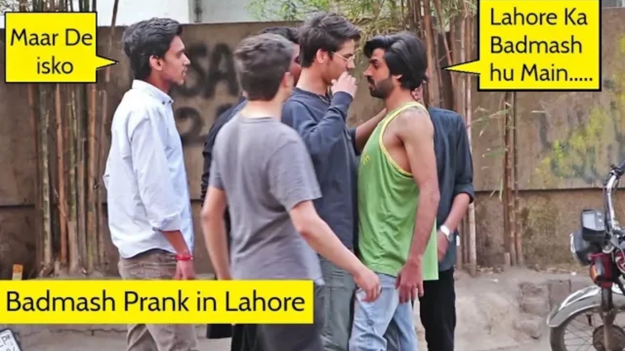 Most Hilarious Badmash Prank Ever!!  in Pakistan   LahoriFied