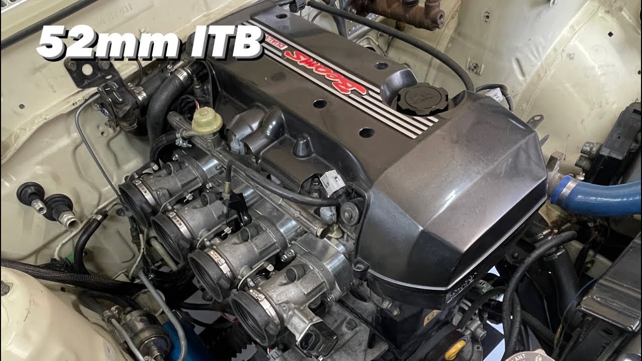 BMW + Toyota. 3sge beams S62 ITB install part 1