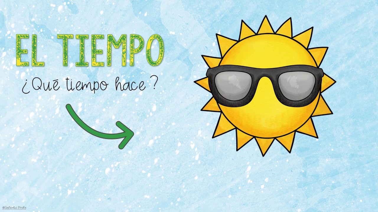 EL TIEMPO / EL CLIMA - Spanish Weather Vocabulary