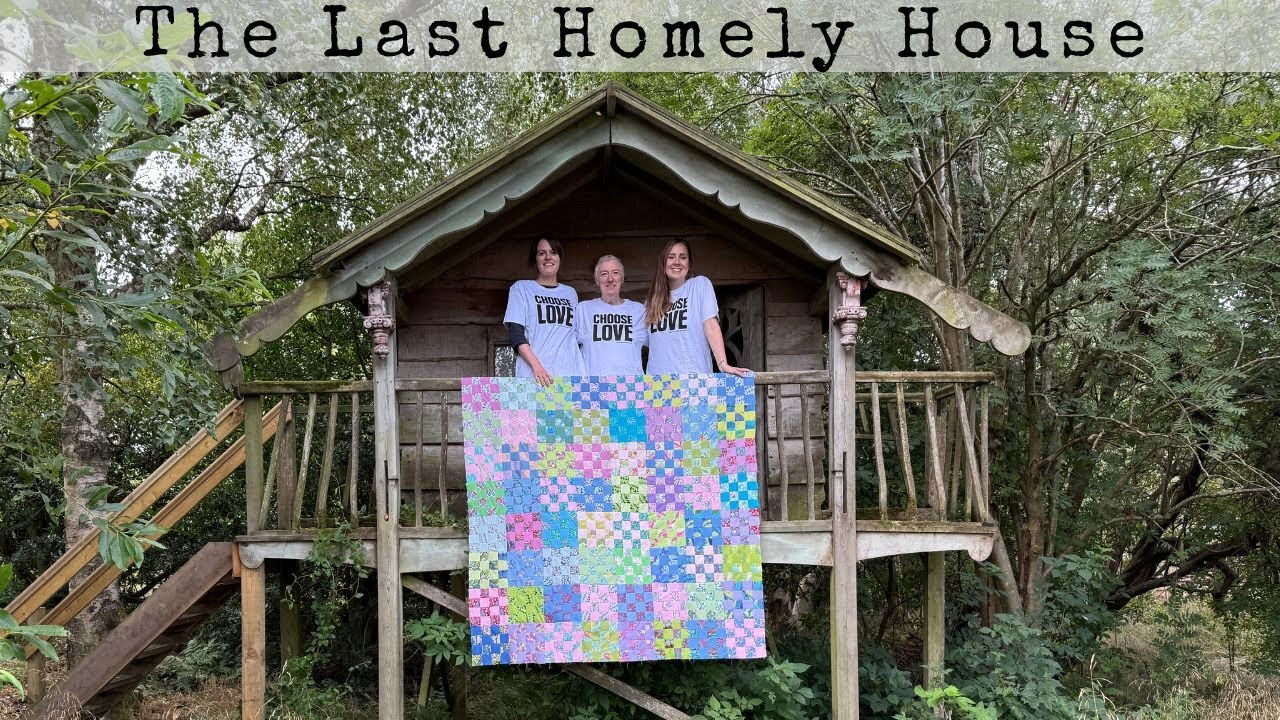 Binding my St Louis | Kaffe Fassett Quilt | Stitching in the Sewing Room #25/22