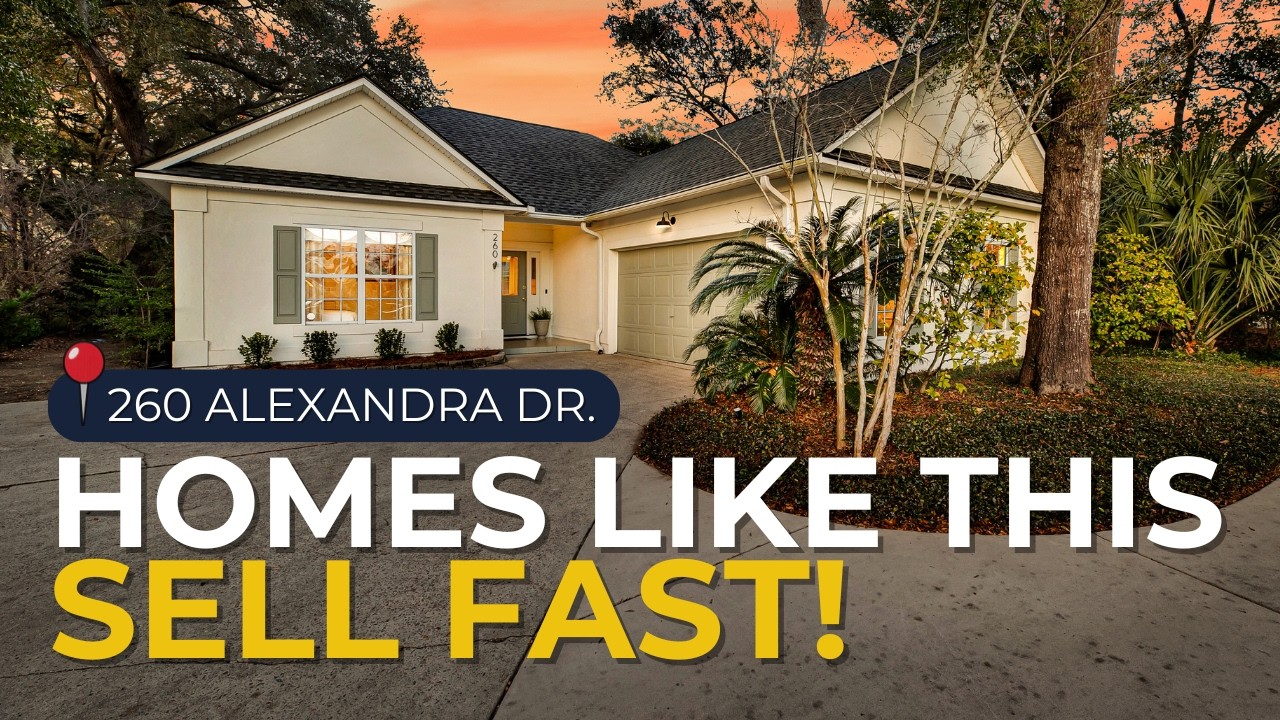 Mount Pleasant SC Home For Sale | 260 Alexandra Dr Near Shem Creek & Downtown Charleston