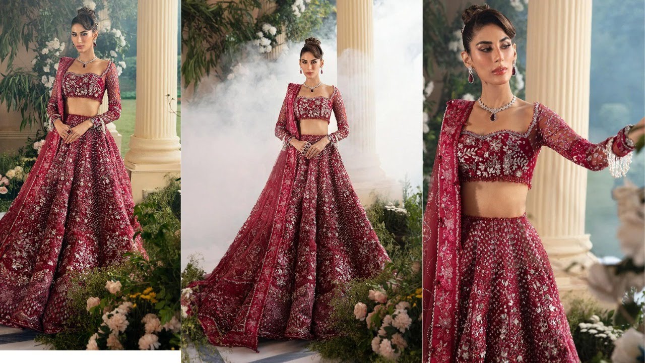 Republic WomensWear Embroidered Suits Unstitched 3 Piece RW D-5 Wedding Collection Joie De Vivre