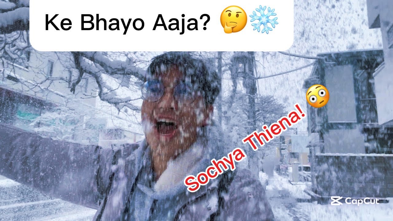 雪の日の何気ない日常 | हिउँ परेको दिन र मेरो सामान्य जीवन | A Snowy Day