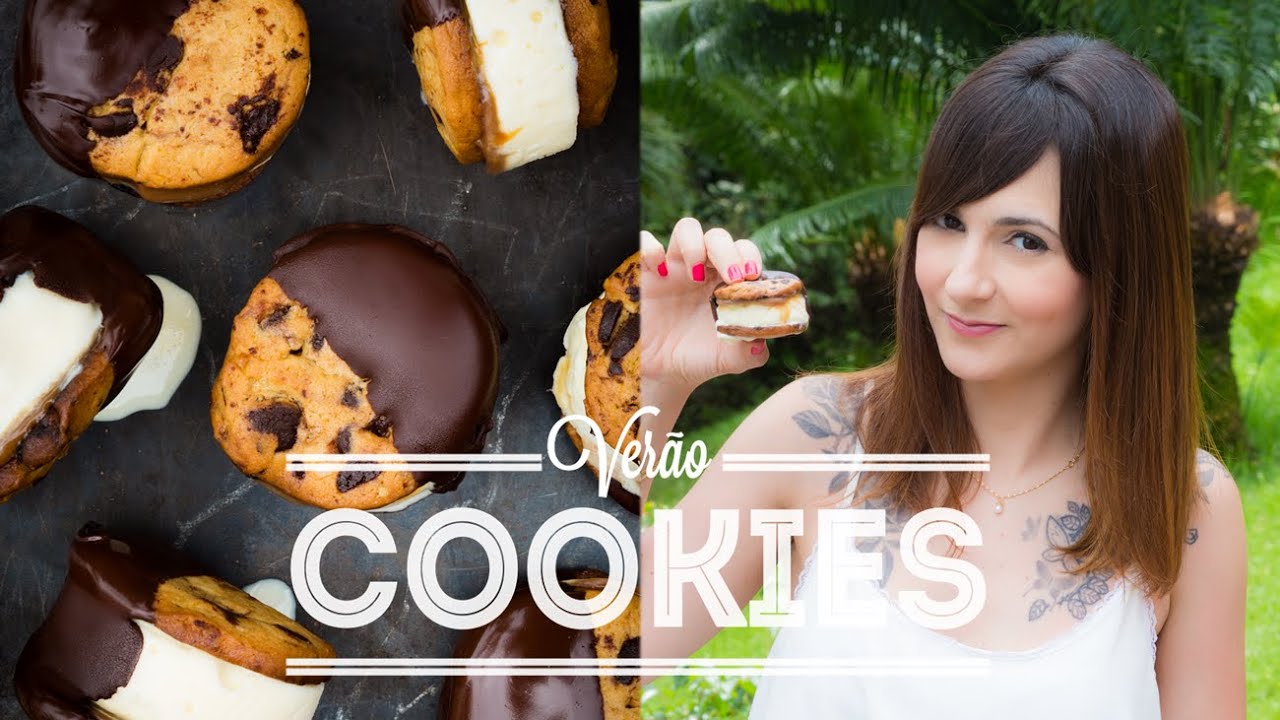 COOKIE & SORVETE COM CHOCOLATE E RECHEADO COM DOCE DE LEITE | VERÃO | 150 #ICKFD Dani Noce