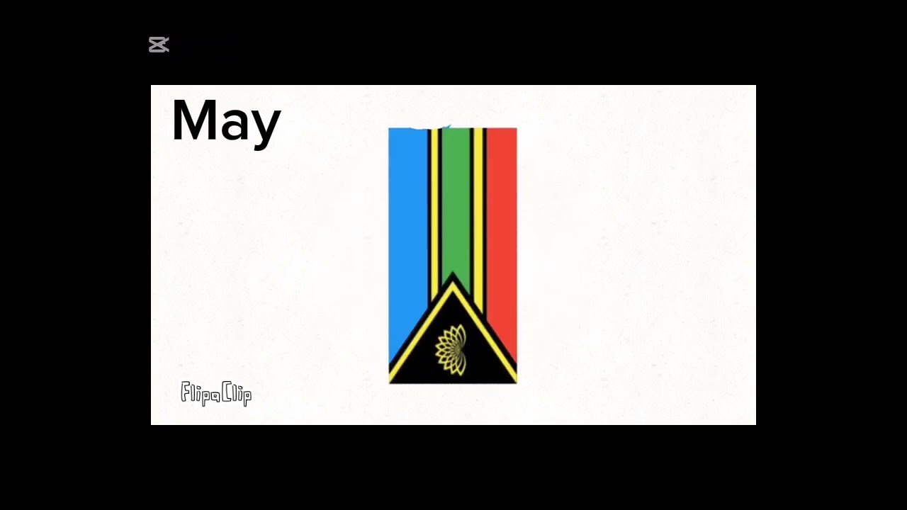 Months flag band