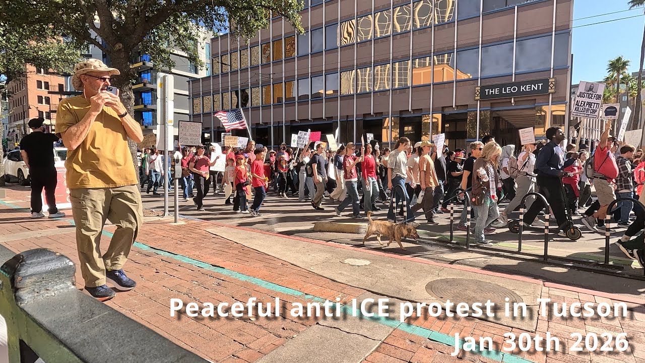 ICE protest in Tucson Jan 2026