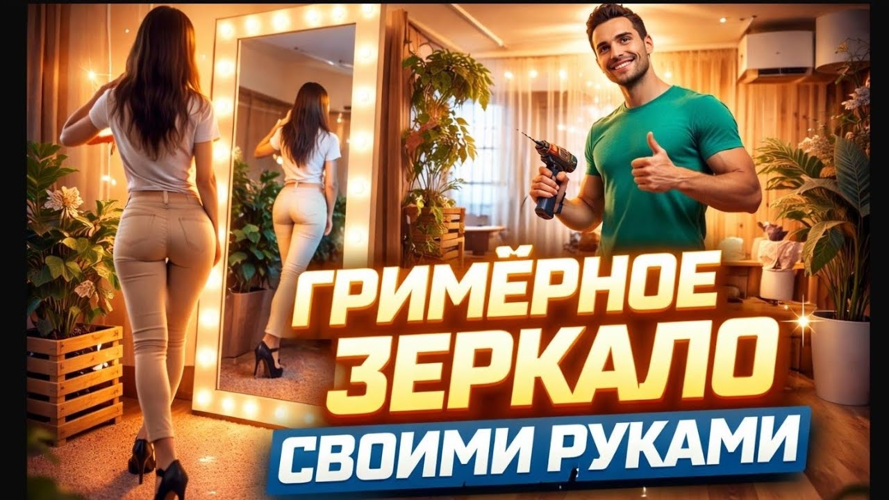 Гримерное зеркало своими руками | DIY Makeup Mirror