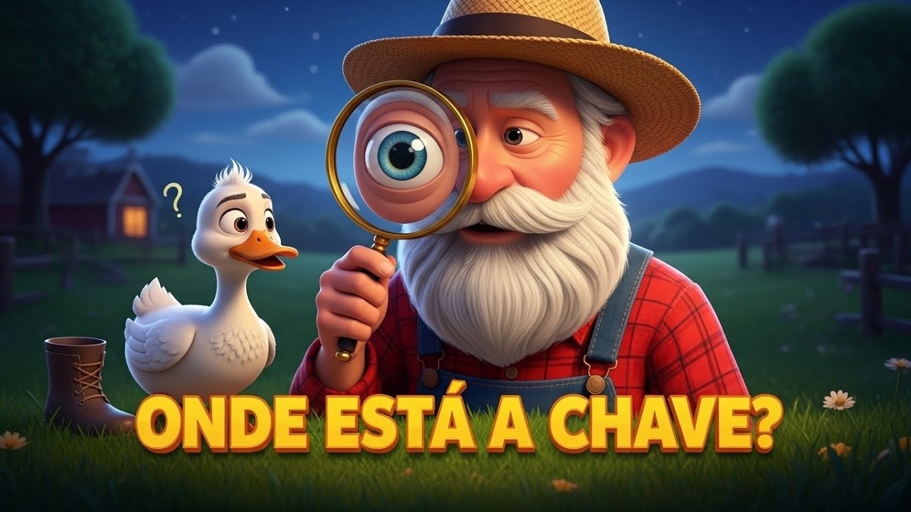 O Mistério da Chave Sumida! 🔑 Vovô João e o Pato Detetive em uma Missão Divertida